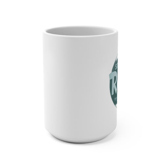 Relax Moment 15oz Ceramic Mug — "Sit Back, Relax, Enjoy the Moment" Coffee Cup