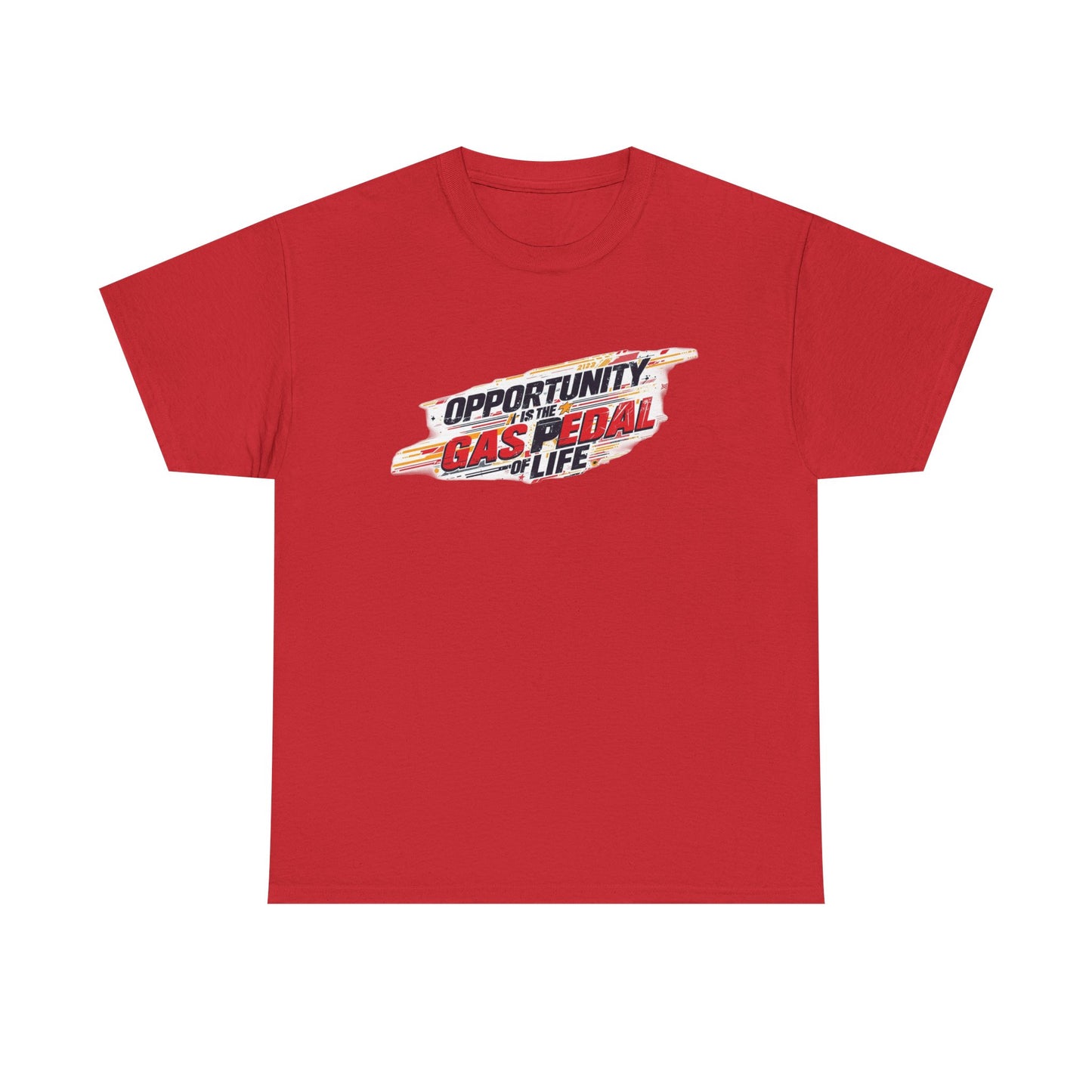 Gas Pedal Life Tee — "Opportunity Gas Pedal Life" Retro Racing Graphic T-Shirt