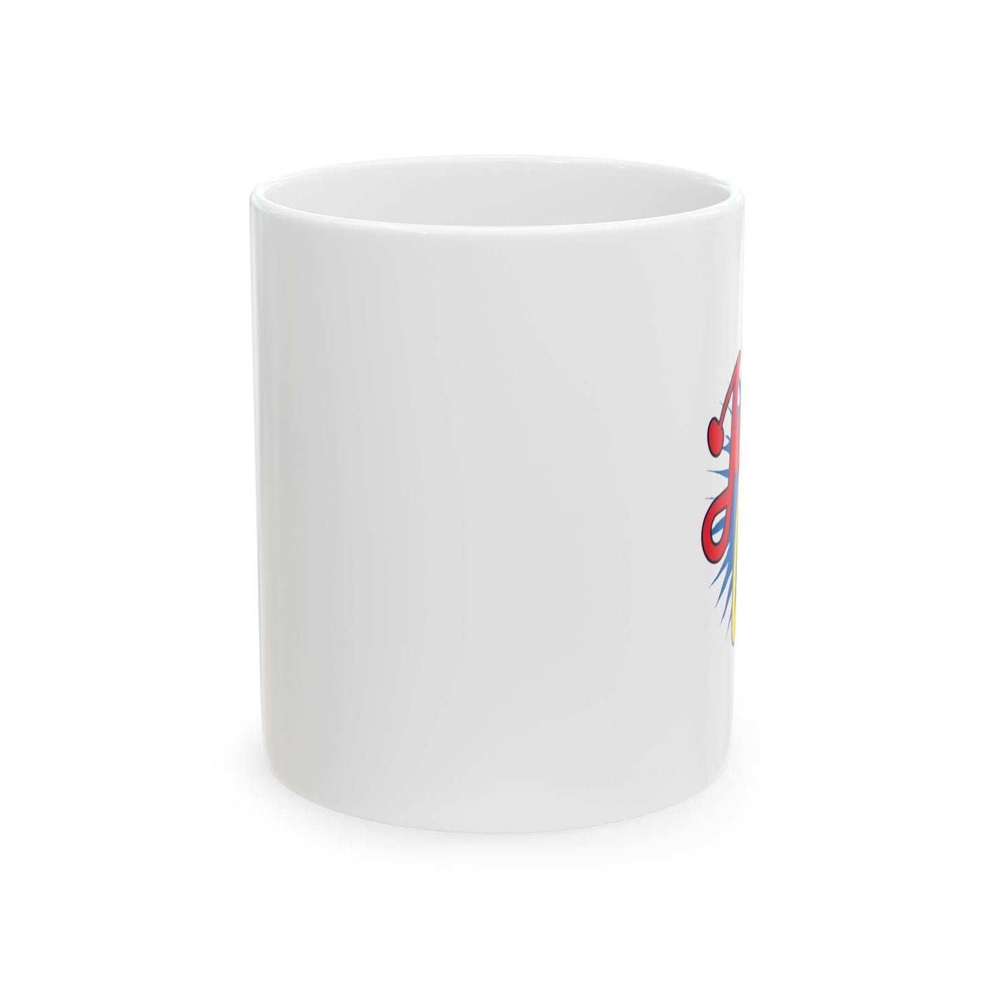 Sunshine Smile Ceramic Mug — Retro Happy Face Coffee Cup (11oz)