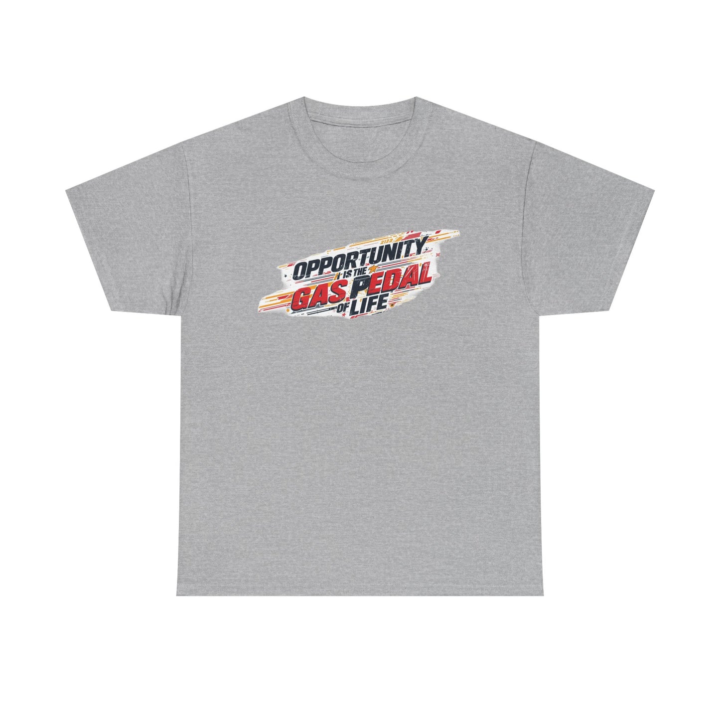 Gas Pedal Life Tee — "Opportunity Gas Pedal Life" Retro Racing Graphic T-Shirt