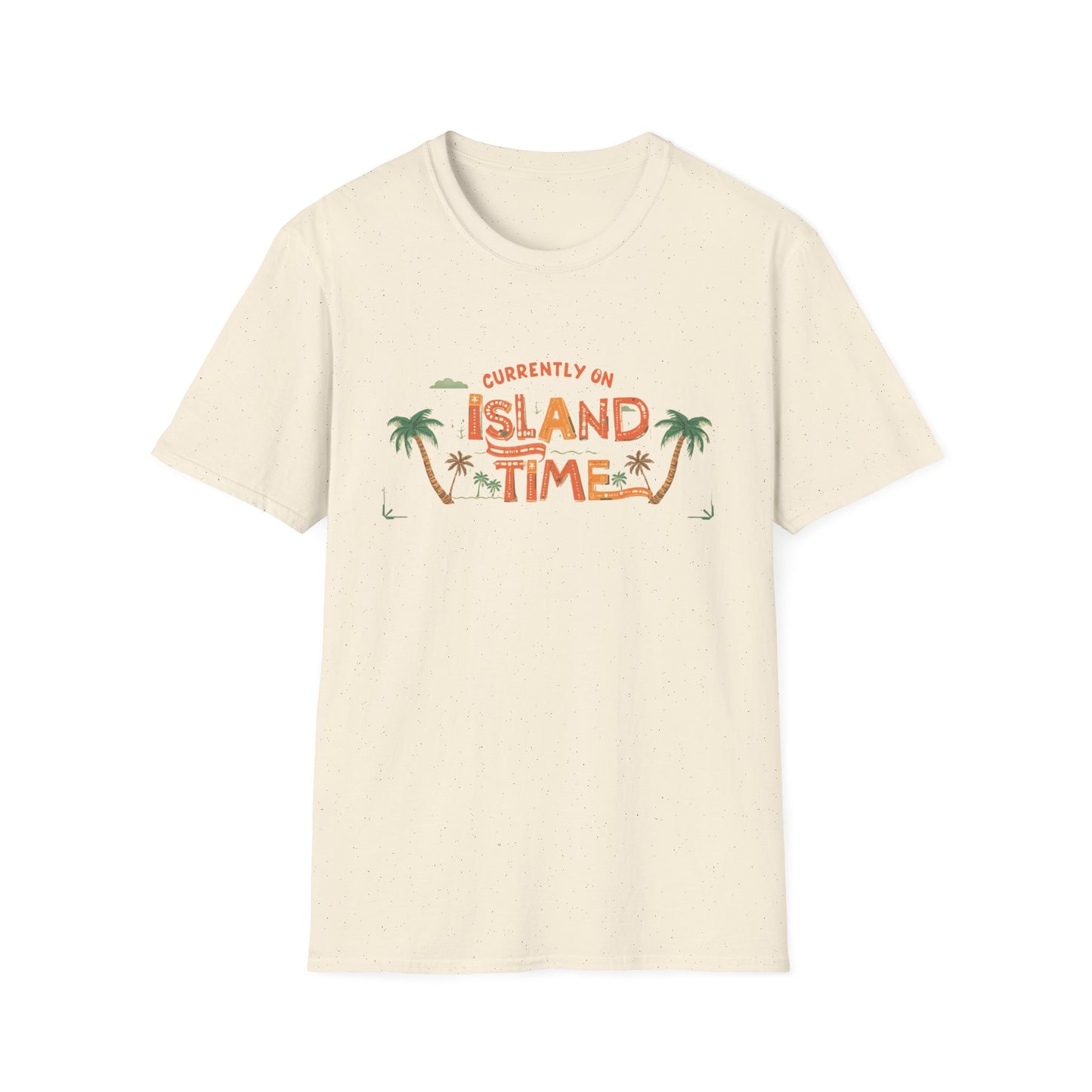 Island Time T-Shirt — "Currently on Island Time" Tropical Vacation Tee