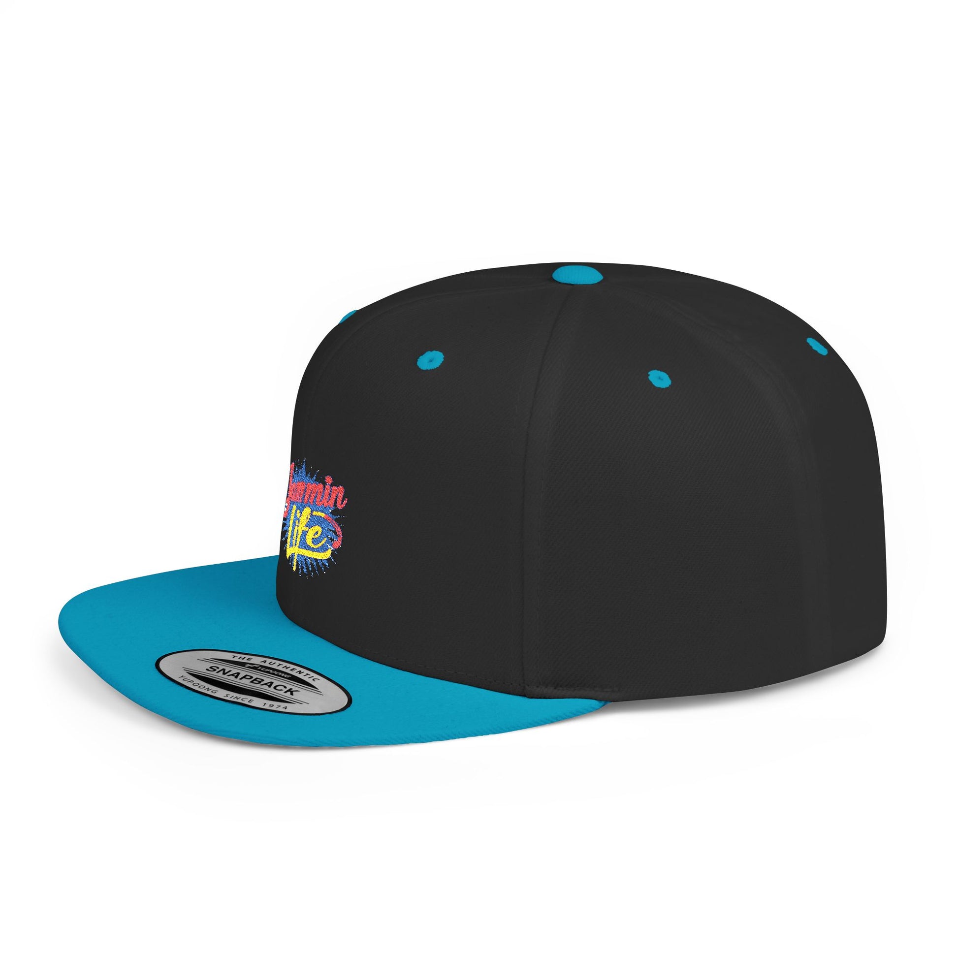 Vibrant Snapback Cap back view